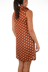ABITO DONNA  MARRONE 2370 MARRONE PEPITA 