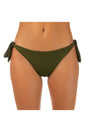 MIX SLIP Donna BE BEACH   slip con fiocchi Verde militare