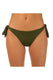 MIX SLIP Donna BE BEACH   slip con fiocchi Verde militare