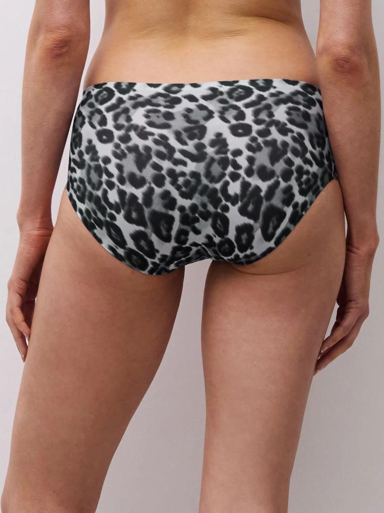SLIP DONNA SHORTY C11D40 GREY LEOPARD CHANTELLE 