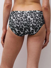 SLIP DONNA SHORTY C11D40 GREY LEOPARD CHANTELLE 