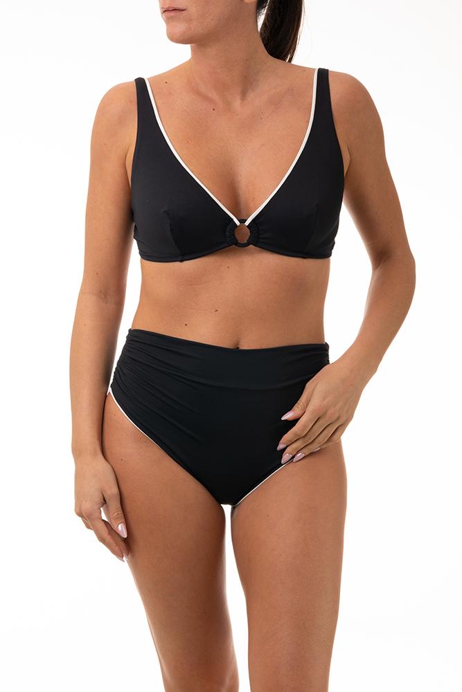 BIKINI FERRETTO COPPA C NERO/PANNA