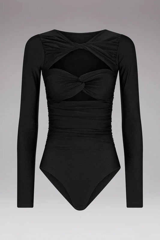 TOP DONNA  NERO FW23-0043 BK FXXK 