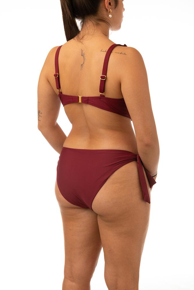 BIKINI FERRETTO DONNA  BORDEAU A167-05 85 BERNE' MABEL 