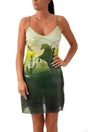 ABITO DONNA  VERDE PF135A 015 PIN UP 