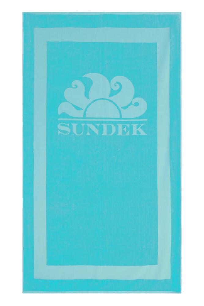 TELO MARE SPUGNA UNISEX  AZZURRO