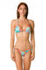 BIKINI Donna LAETITIA BEACHWEAR TRIANGOLO  slip con fiocchi Cielo