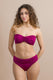 BIKINI Donna ROIDAL FASCIA Coppa C slip coprente Bordeaux