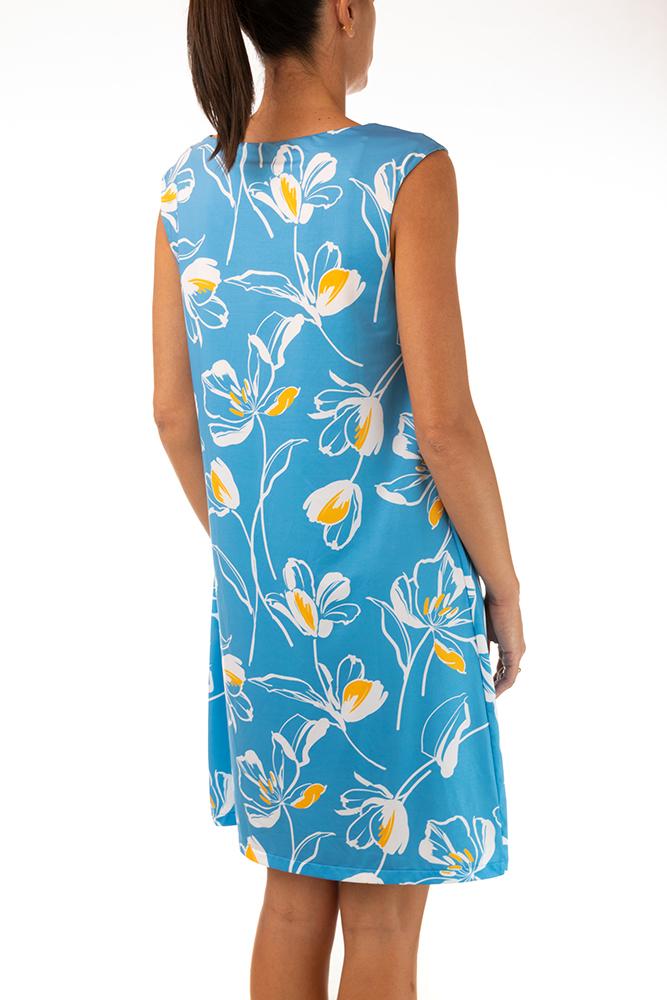 ABITO Donna VALERY   CORTO Azzurro