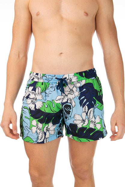 BOXER Uomo MOSCHINO con elastico  CORTO Azzurro