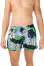 BOXER Uomo MOSCHINO con elastico  CORTO Azzurro