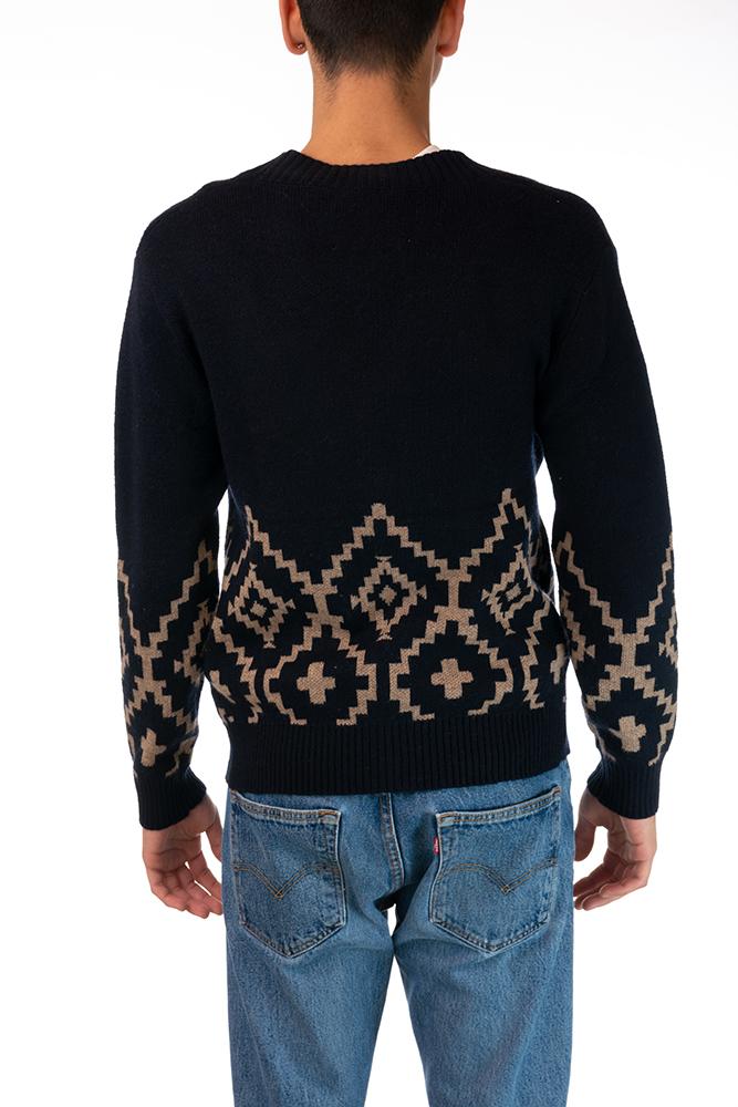 TOOCO CARDIGAN VARSITYKELLY NAVY