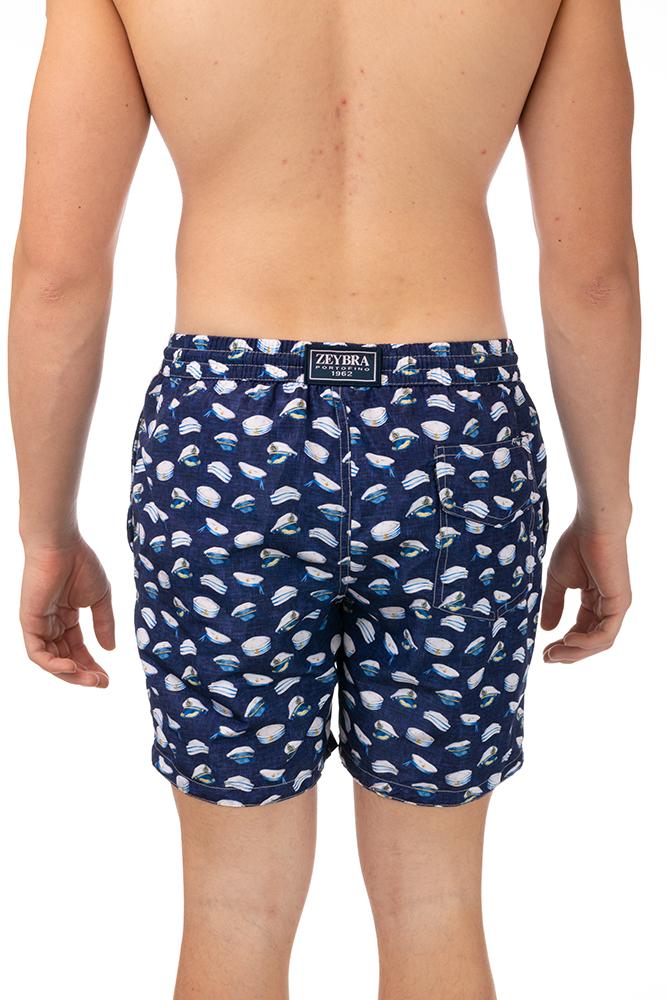 BOXER Uomo ZEY&BRA con elastico  CORTO Blu