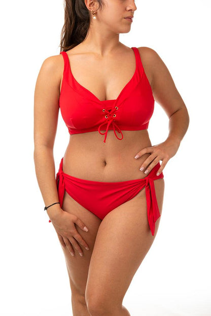 BIKINI BRASSIERE DONNA  ROSSO A122-07 80 BERNE' MABEL 