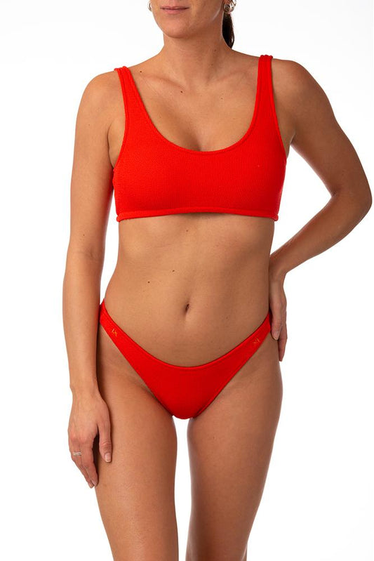 BIKINI Donna BANANA MOON BRASSIERE  slip regolare Rosso