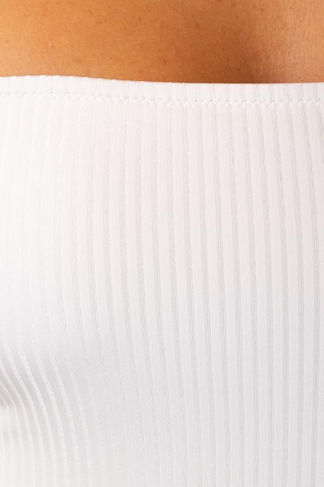 INTERO Donna BE BEACH a Fascia  slip brasiliana Bianco