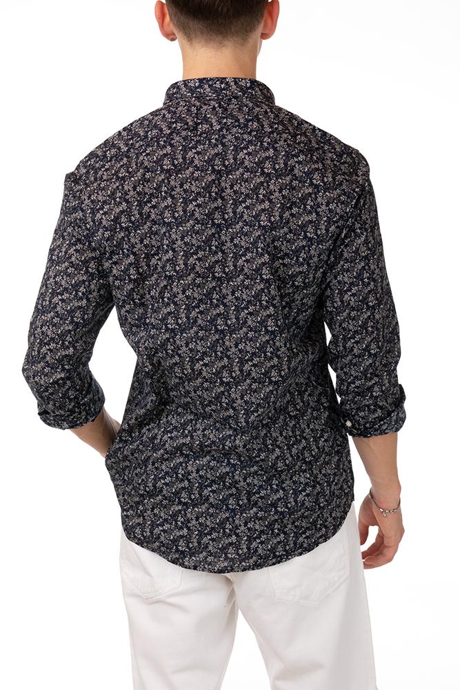 MAGLIA Uomo IMPURE CAMICIA   Blu fantasia