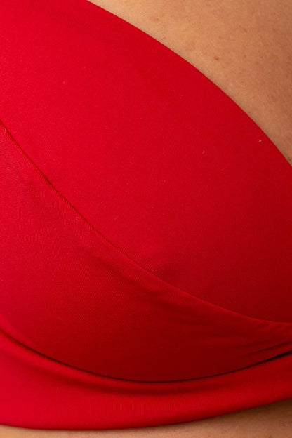 MIX REGGISENO FERRETTO DONNA  ROSSO SCURO ANETO REDV BE BEACH 