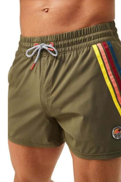 BOXER Uomo HAVAIANAS con elastico  CORTO Verde