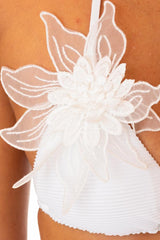 BIKINI TRIANGOLO DONNA  BIANCO SS18RG01SL40 BIANCO RAFFAELA D'ANGELO 