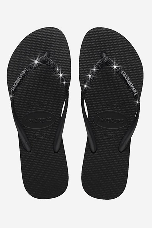 SCARPE DONNA  NERO SLIMGLITTER NERO HAVAIANAS 
