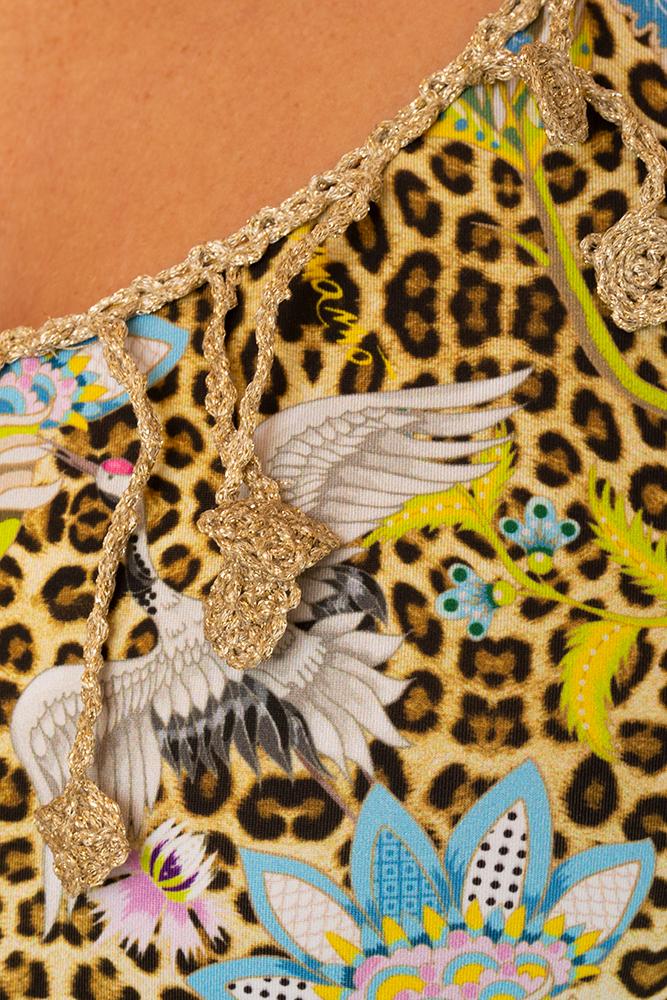 INTERO MONOSPALLA DONNA  ANIMALIER AC8201 ARTEMIDE EMAMO' 