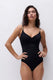 INTERO Donna CHANTELLE con ferretto Coppa E slip coprente Blu scuro
