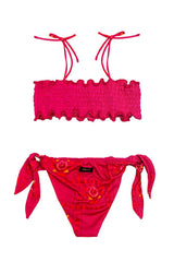 BIKINI FASCIA BAMBINA  FUCSIA