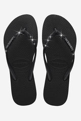 HAVAIANAS SLIMGLITTERNERO