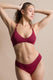 BIKINI Donna iv.am BRASSIERE  slip regolare Bordeau