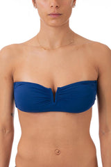 MIX REGGISENO FASCIA DONNA  BLU NAVY ADELE TRITONE BE BEACH 