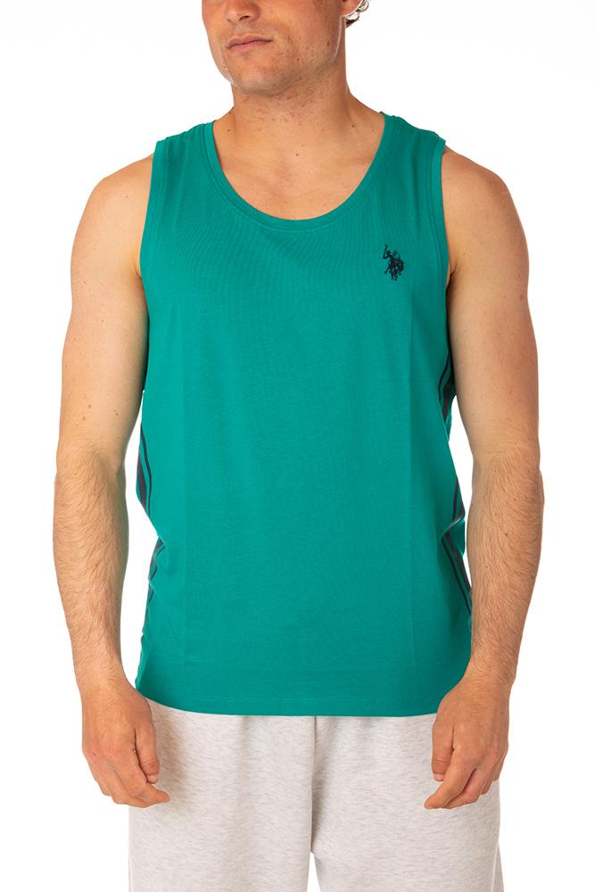 CANOTTA UOMO  VERDE 167001 VERDE US POLO 