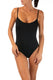 INTERO Donna BE BEACH Imbottito  slip brasiliana Nero