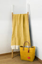 TELO MARE COTONE UNISEX  GIALLO ATHENA TOURNESOL COMPTOIR DE LA PLAGE 