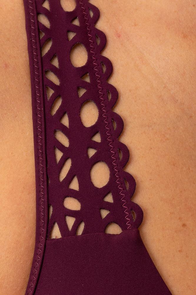 INTERO  IMBOTTITO COPPA C PRUGNA ABA6915C PRUNE LISE CHARMEL 