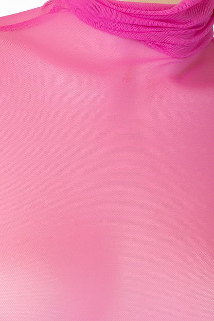TOP AUTUNNO/INVERNO DONNA  ROSA FK23-0042 BD FXXK 