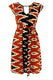 ABITO Donna KARAKORUM   CORTO Nero/rosso