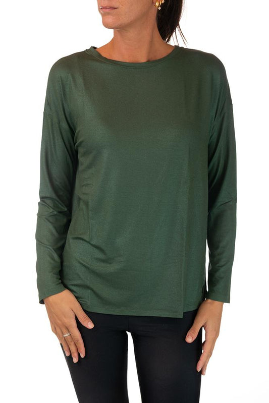 MAGLIA Donna MAJESTIC autunno/inverno   Petrolio