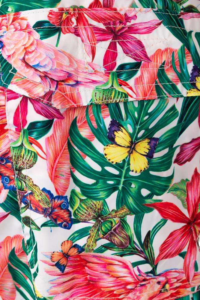 BOXER Uomo SUNS con elastico  CORTO Bianco