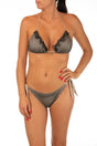 BIKINI TRIANGOLO DONNA  NERO PF002F 021 PIN UP 