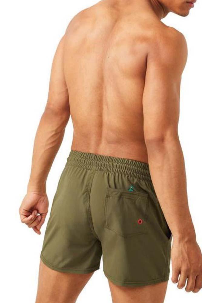 BOXER Uomo HAVAIANAS con elastico  CORTO Verde