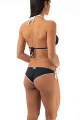 BIKINI TRIANGOLO DONNA  NERO SUSY 15N BIANCONERO GENIUS 