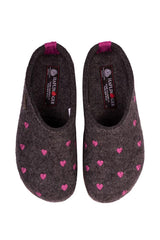 PANTOFOLE AUTUNNO/INVERNO DONNA  GRAFITE