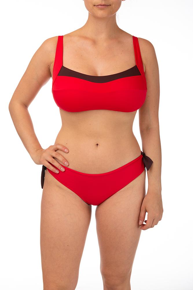BIKINI BRASSIERE DONNA  ROSSO B197-SL05F80 80 BERNE' MABEL 