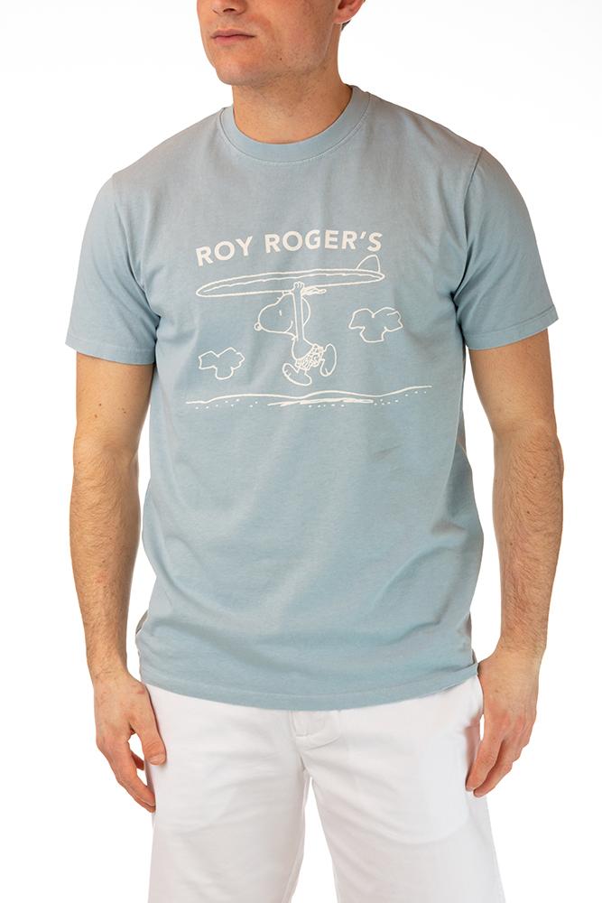 MAGLIA T-SHIRT UOMO  CELESTE