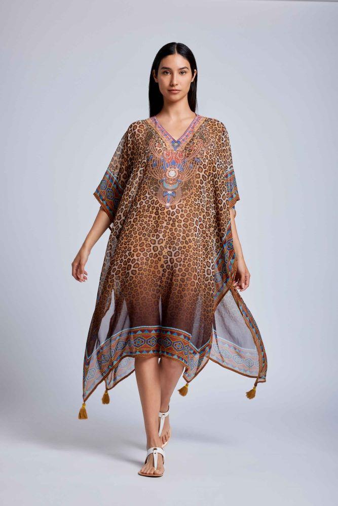 KAFTANO DONNA  ANIMALIER