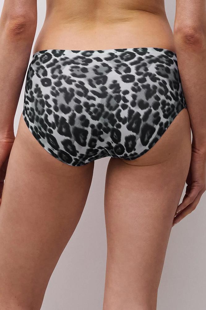 SLIP DONNA SHORTY C11D40 GREY LEOPARD CHANTELLE 