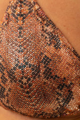 BIKINI TRIANGOLO DONNA  ARANCIO PF090SG 012 PIN UP 