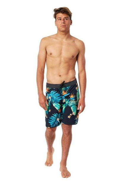 BOXER Uomo RIP CURL senza elastico  LUNGO Nero