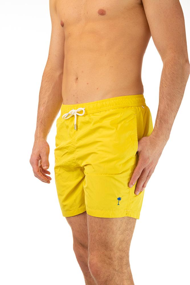 BOXER Uomo IMPURE con elastico  CORTO Giallo